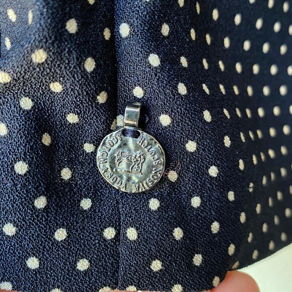 Scotch & Soda Maison Scotch SO CABANA Lightweight blazer, Black polka dot Size 2 - Picture 5 of 13